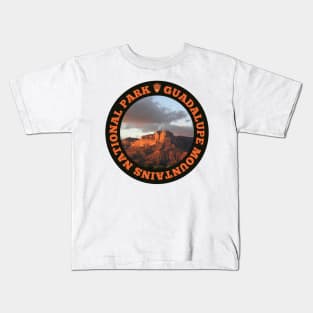 Guadalupe Mountains National Park circle Kids T-Shirt